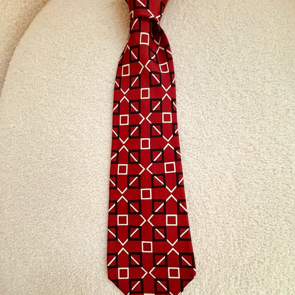 HERMÈS Vintage Silk Tie - Picture 10 of 13